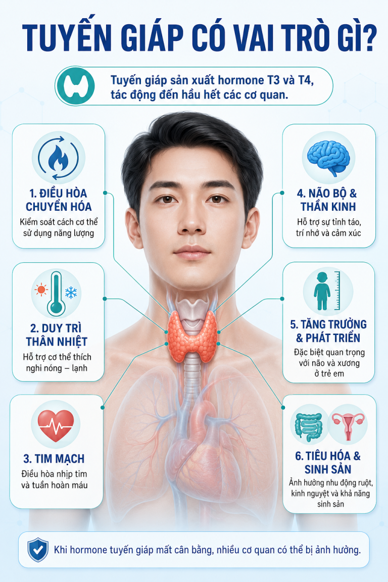 TUYẾN GIÁP – “BỘ ĐIỀU TỐC” ÂM THẦM CỦA CƠ THỂ